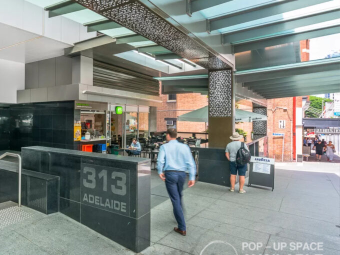 313 Adelaide St, Brisbane Pop Up Shop Space