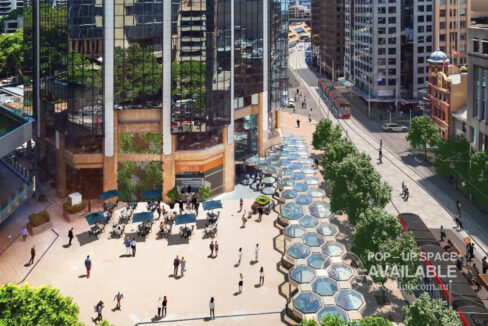 Forecourt Activation Site 255 George Street, Sydney CBD